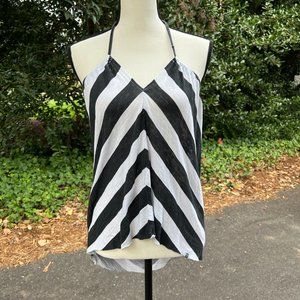 Roxy Stripe High-low Halter Tank